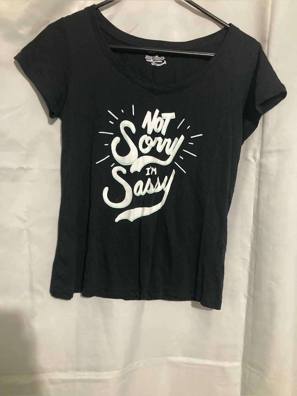 🖤4/$10 Not Sorry I'm Sassy Graphic Tee - Black